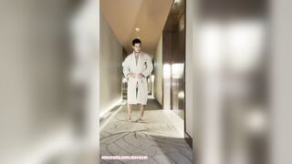 My HUGE MAN ROD Exhibition In Motel