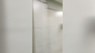 I got bare in the douche waiting for someone to have intercourse with me and I nearly got a dick.