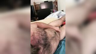 Me having a rapid jack on the bed