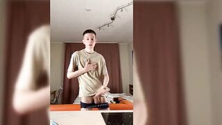 Slender Twunk Freaks Throbbing Prick Till Milky Spunk Life