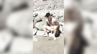 SEMIHARD FUCK-STICK, in the Public Beach