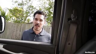 BAITBUS - Ricky Rexx Lets Andy Adler Deep-throat Him Off, Then Pummels Him For Currency And A Red-hot Conclude