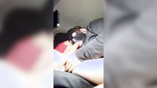 HEATING UP BEFORE FILMING BLOW-JOB!