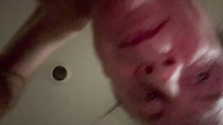 Inhaling BIG BLACK COCK