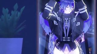 Varka plumbs Flins in the mirror - Genshin Influence