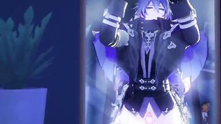 Varka plumbs Flins in the mirror - Genshin Influence