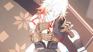 Phainon x Mydei Hand job - Honkai Starlet Ride