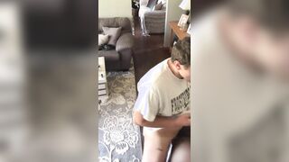 BWC Penetrating Dark-hued Elastic Rump And Internal cumshot His Backside! Milky Top & Dark-hued Bottom