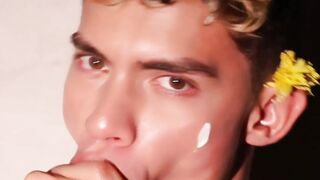 Austin Ponce Deep throating Fuck stick Frosted in Stunner