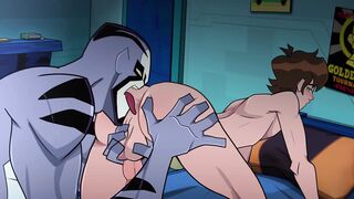 Ben x Rook Blonko NSFW parody Animated Compilation 1