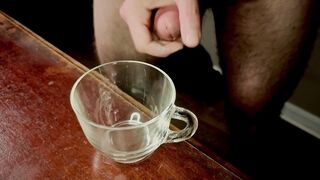 Gay-for-pay parent cramming your glass with his enormous flow