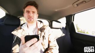 REALITY FOLKS - Magnificent Driver Instructs Joey To Satiate And Gets Rewarded With A Hot Backseat Facial cumshot