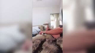 Tugging off my prick