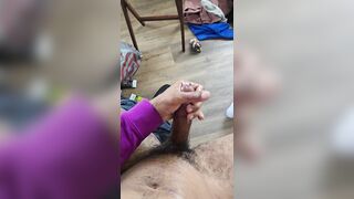 Observe me wank my fat manhood