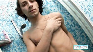 Lengthy Haired Twunk Cedric R Takes A Phat Faux-cock Up His Bum!