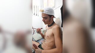 Me and my tormentor frolicking with our bods