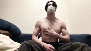 ローションを使った激しめのオナニー