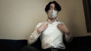 スーツ男子の帰宅後オナニー