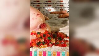 Gummy wolf rectal injection