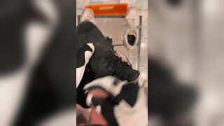 Homo twunk romps his friends Ultraboost and jizzes