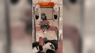 Homo twunk romps his friends Ultraboost and jizzes