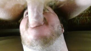 I KICK HIS FACE TOTAL WEIGHT WITH MY FURRY CABOOSE! this is a totally moist unedited footage with outakes