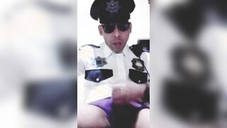 002 Policia Uniform masturb Speedo Cop Fetish Fetiche Uniforme Policia