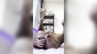 Boy tucks his buttfuck cork