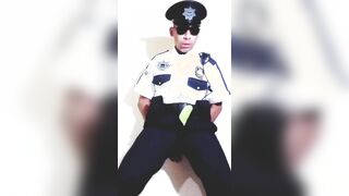 003 PoliciaUniform Cop Fetiche Policía Uniforme Cop Fetish Uniformado