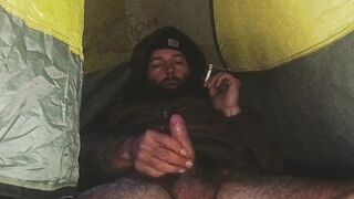 Scorching sizzling smoke in my tent