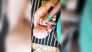 BRIEF FACIAL CUMSHOT IN KITCHEN - Kennie Jai jizzes