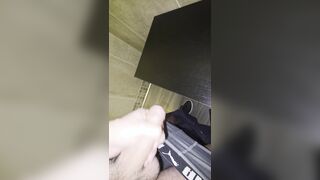 Wank at work; nearly got caught