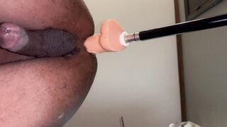 Plumbed rock hard testicles deep