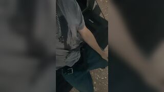 Smoking a cigar while tailgating out in the middle of nowhere doused