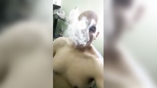 Latino Smoking Before I Fuk