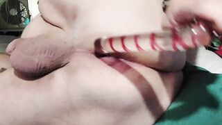 Hornyman11 B perceiving Queer demonstrating Masculine rump while opening up with faux-cock