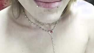 Camper garage dinking around