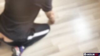 Andolini crams Subboyforhung up with his golden fluid !! URINATE