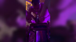 The boy reached his own pink cigar with his tongue for the very first time in his life