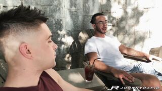 JohnnyRapid: Jock Xavier Cox Gets Coaxed By Johnny Hasty Into Super hot Homosexual Manhood Interchanging