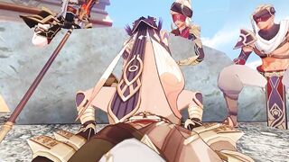 Cyno x Mobs - Genshin Influence