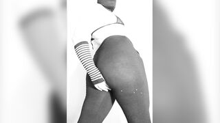 Good-sized butt punk sissy attempt his fresh denim cut-offs and Yoga trousers