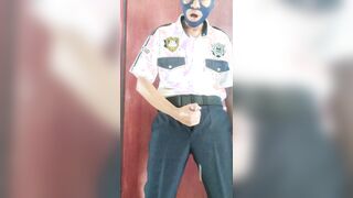 005 PoliciaUniform SPUNK Cop Fetish Uniform Fetish Policia Homosexual Movie Uniforme