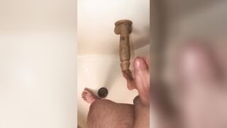 I fantasy you were here with me in the douche