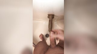 I fantasy you were here with me in the douche