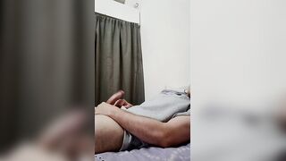 Super hot guy jerks just for joy