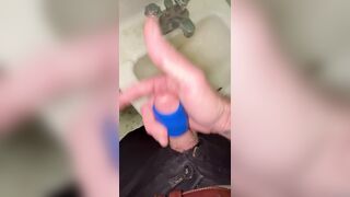 Draining it at work before they come