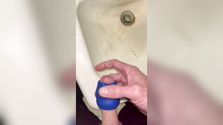 Draining it at work before they come