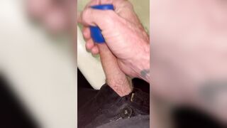 Draining it at work before they come