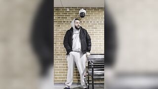 Freezing cold outside but i was so naughty and needed to jism